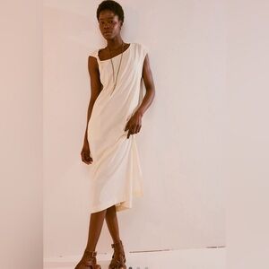 Free People Cream Midi Dress